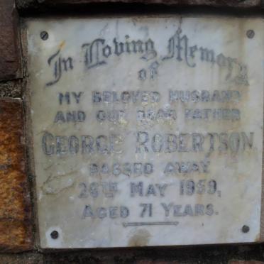 ROBERTSON George -1959