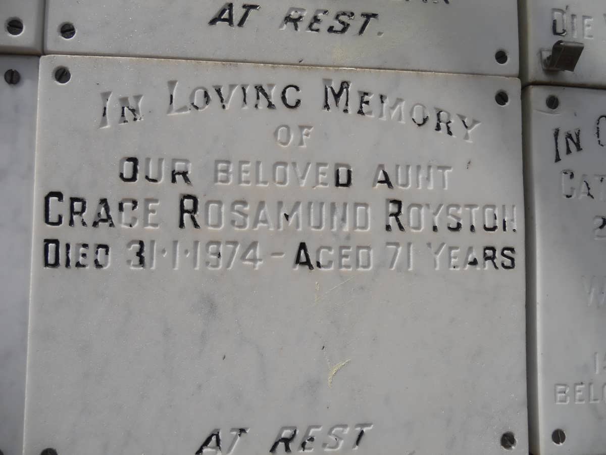 ROYSTON Grace Rosamund -1974