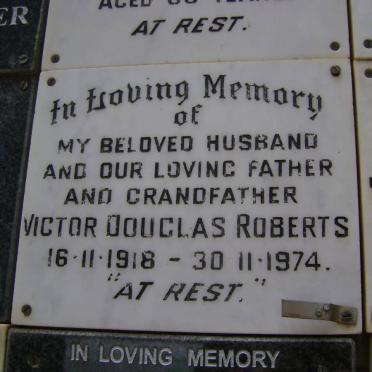 ROBERTS Victor Douglas 1918-1974
