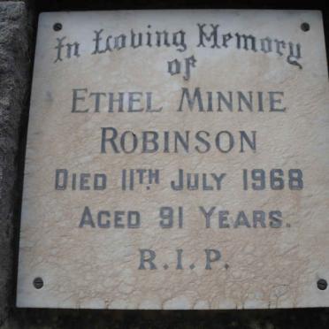 ROBINSON Ethel Minnie -1968