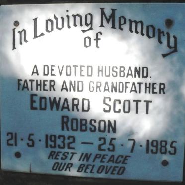ROBSON Edward Scott 1932-1985
