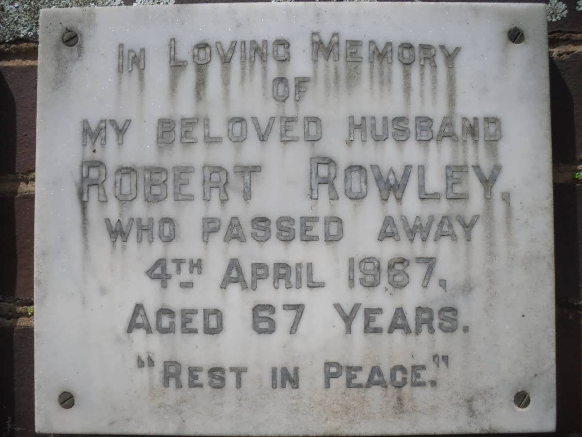 ROWLEY Robert -1967