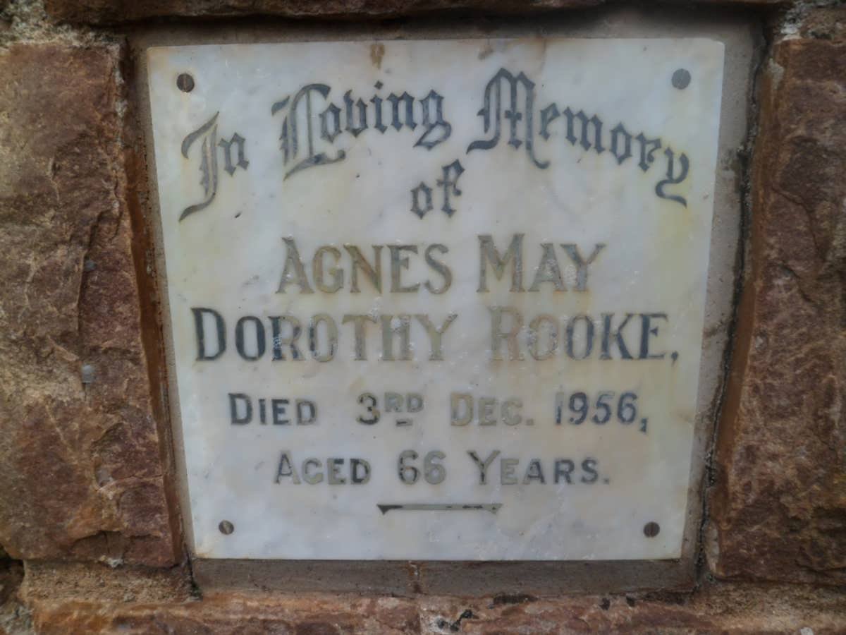 ROOKE Agnes May Dorothy -1956