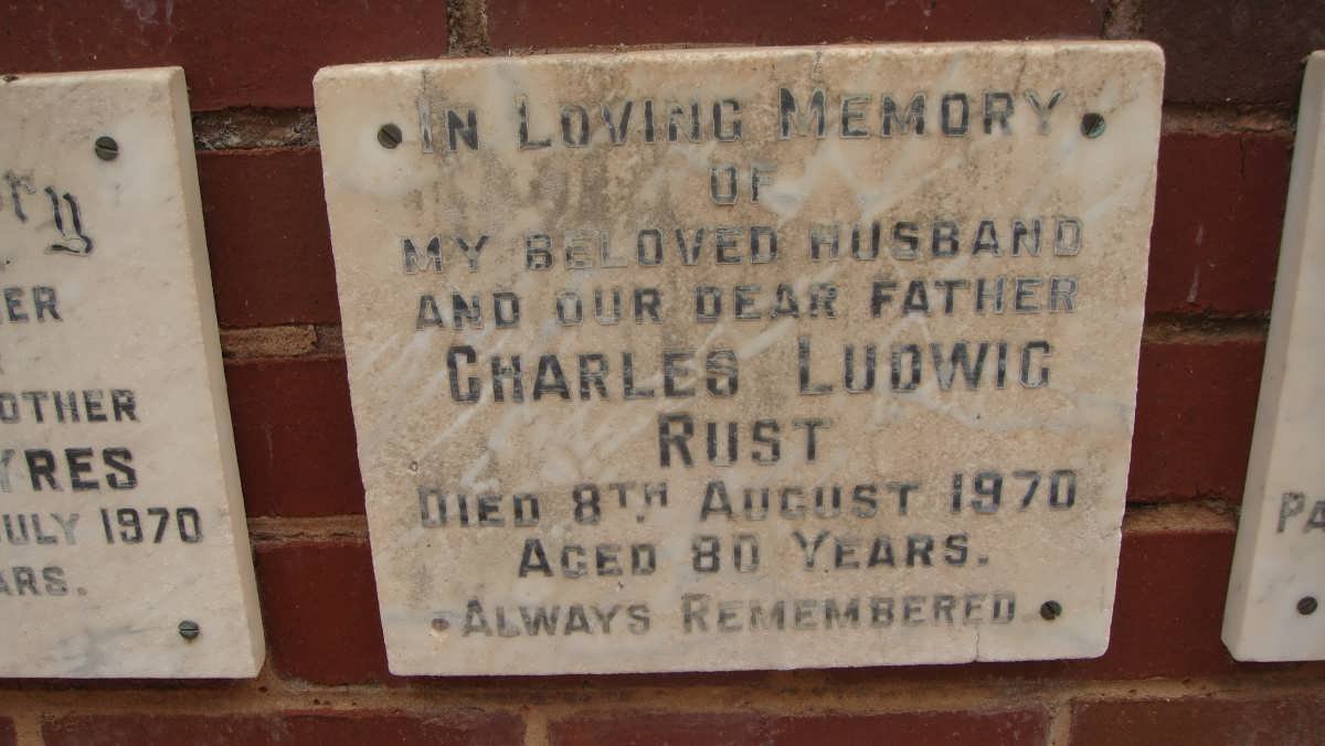 RUST Charles Ludwig -1970