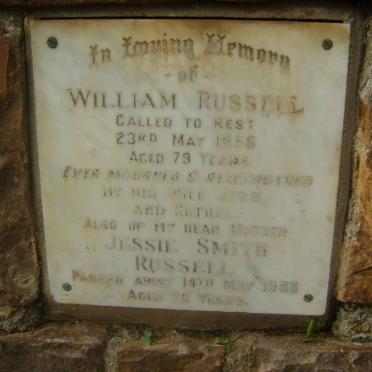 RUSSELL William -1956 &amp; Jessie SMITH -1959