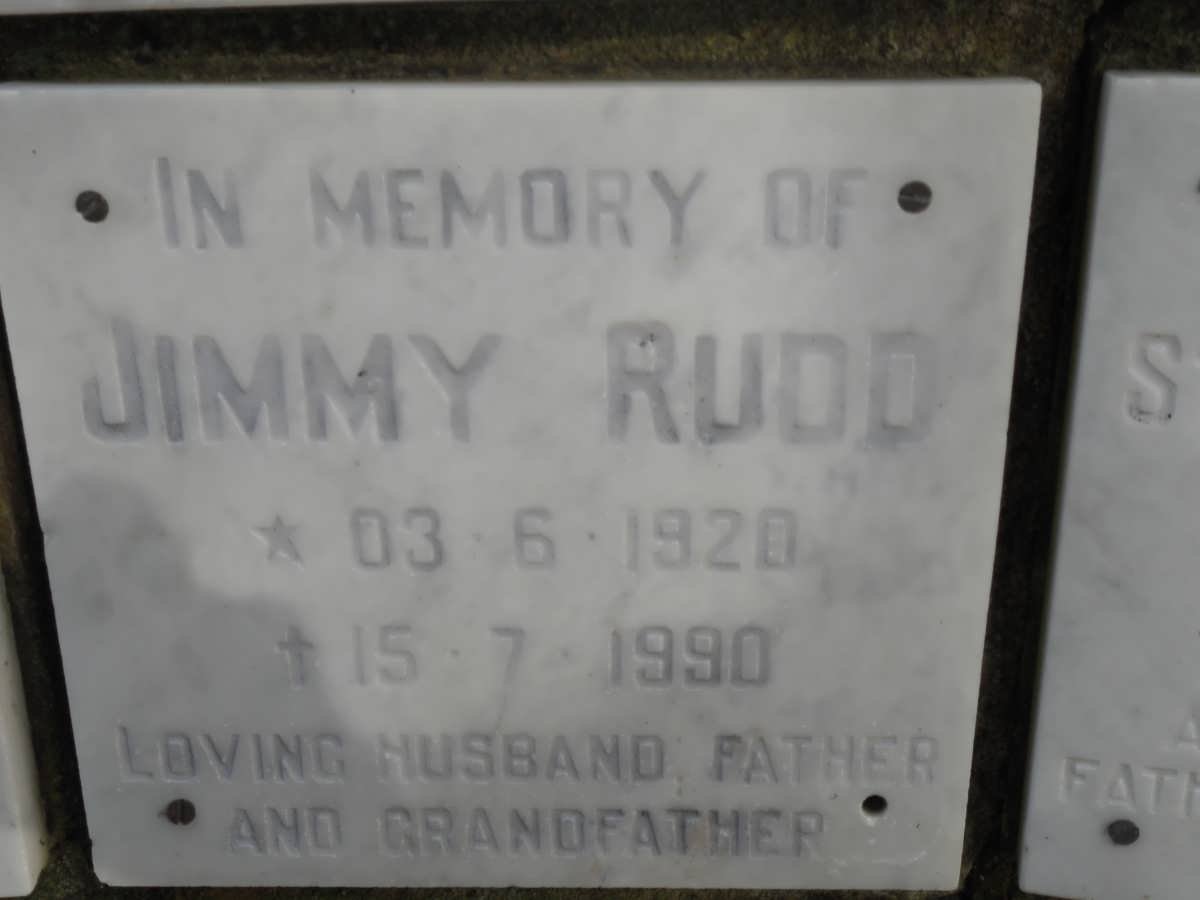 RUDD Jimmy 1920-1990
