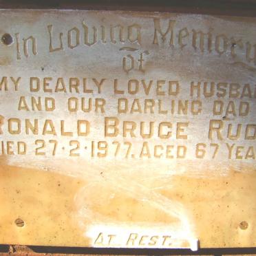 RUDD Ronald Bruce -1977