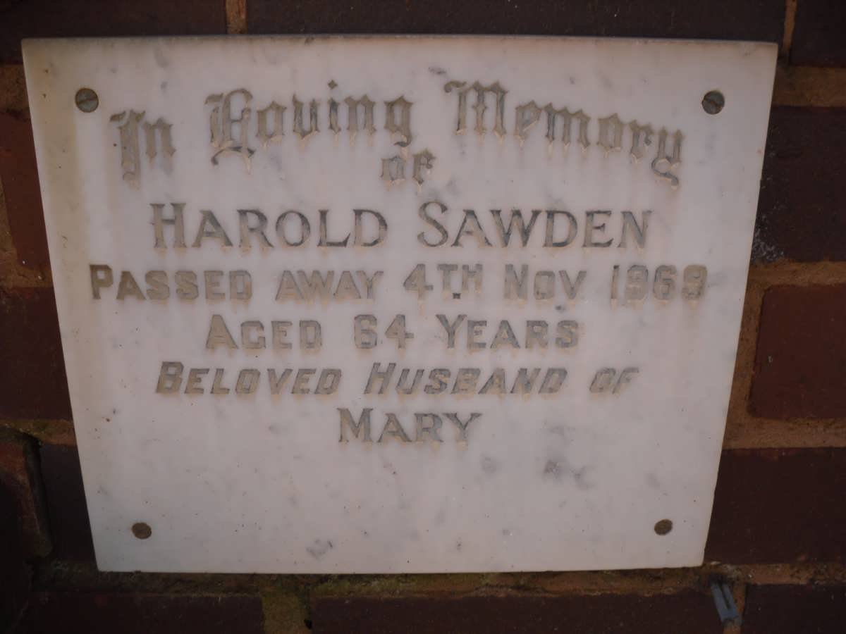 SAWDEN Harold -1969