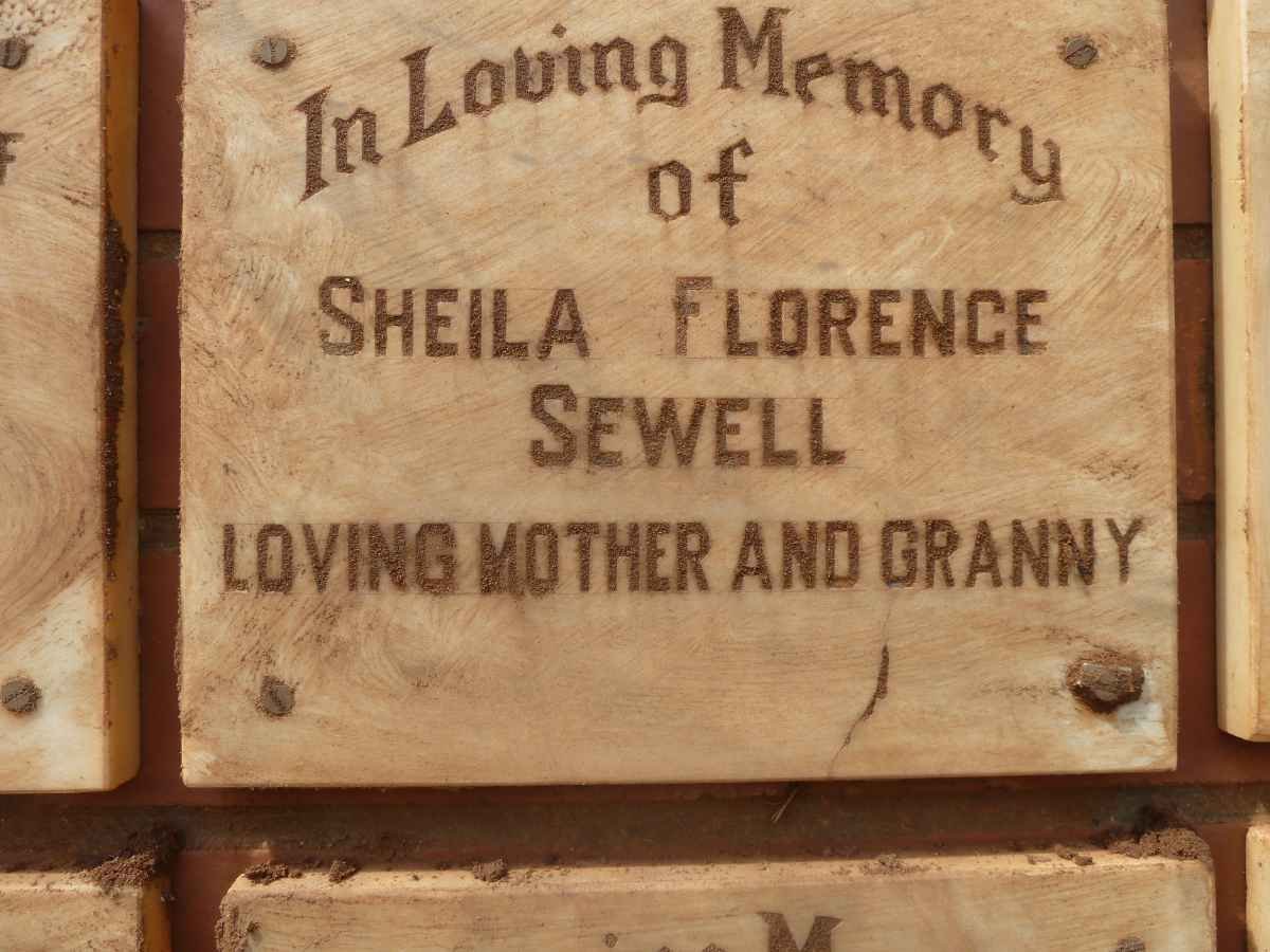 SEWELL Sheila Florence