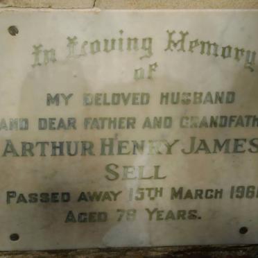 SELL Arthur Henry James -1961