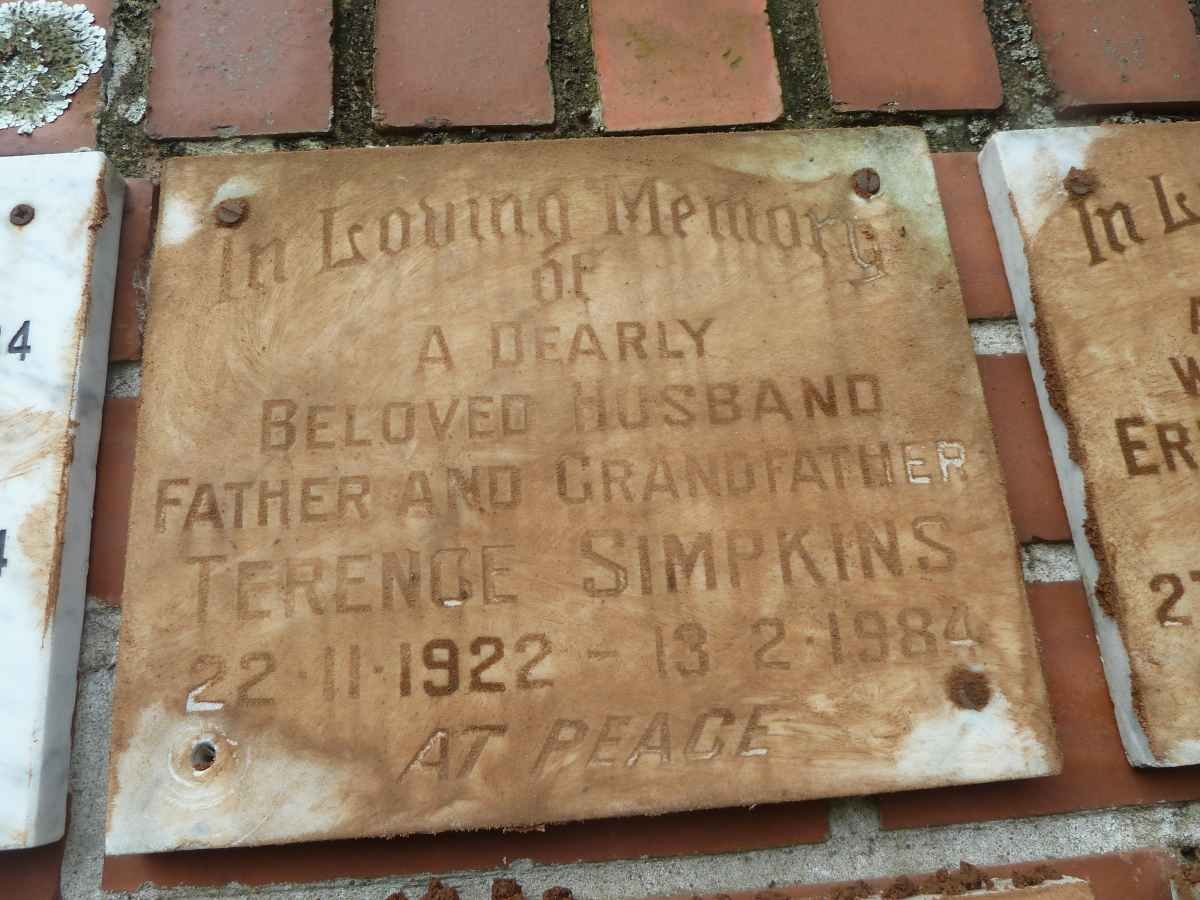 SIMPKINS Terence 1922-1984