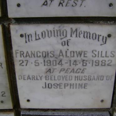 SILLS Francois Alowe 1904-1982
