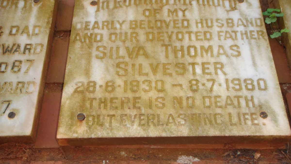 SILVESTER Silva Thomas 1930-1980