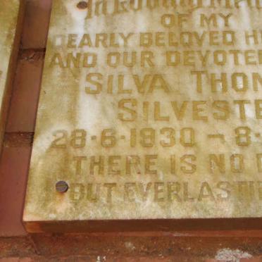 SILVESTER Silva Thomas 1930-1980