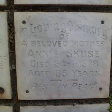 SKUSE Annie -1978
