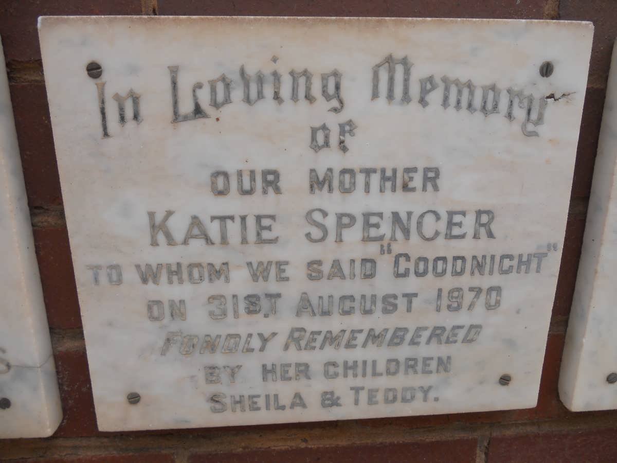 SPENCER Katie -1970