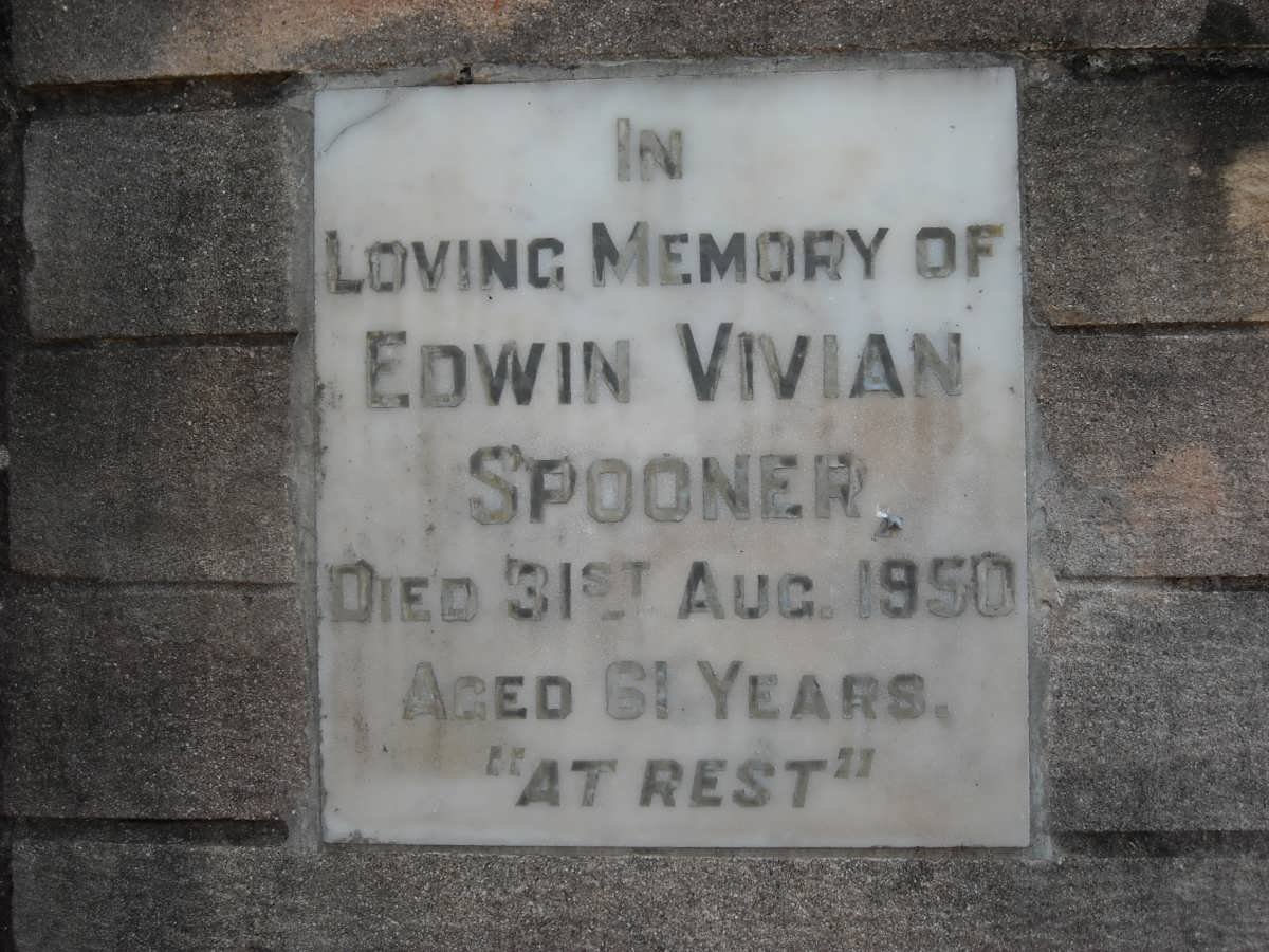 SPOONER Edwin Vivian -1950