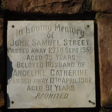 STREET John Samuel -1958 &amp; Angeline Catherine -1982