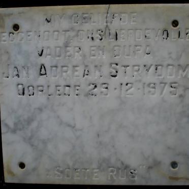 STRYDOM Jan Adrean -1975