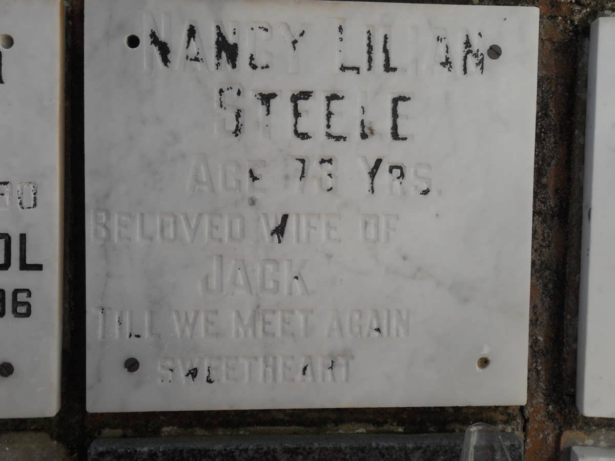 STEELE Nancy Lilian