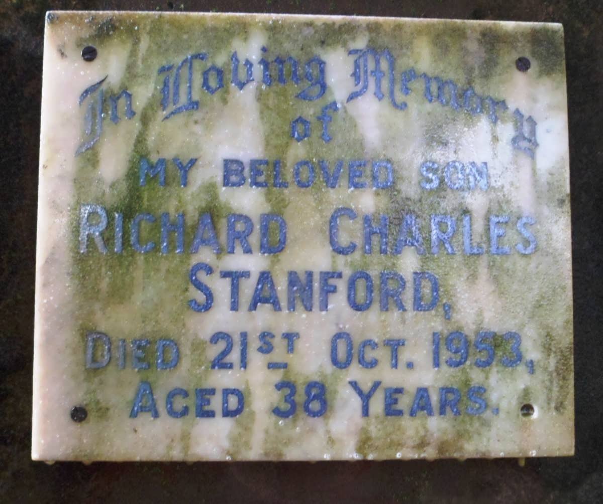 STANFORD Richard Charles -1953