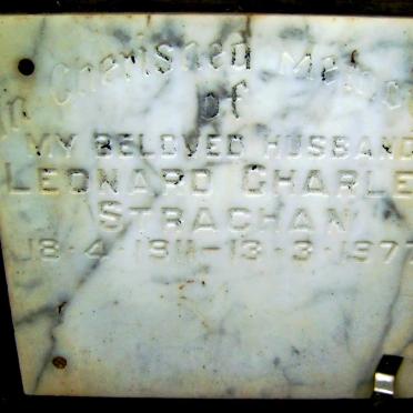 STRACHAN Leonard Charles 1911-1977