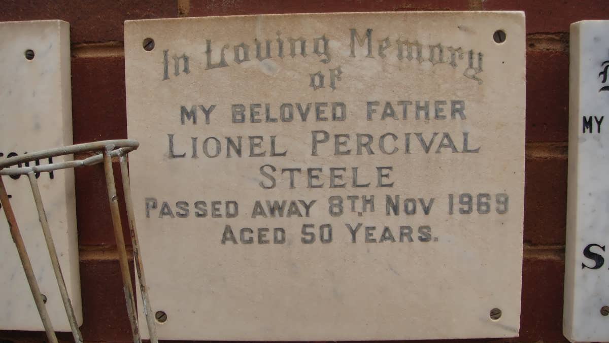 STEELE Lionel Percival -1969