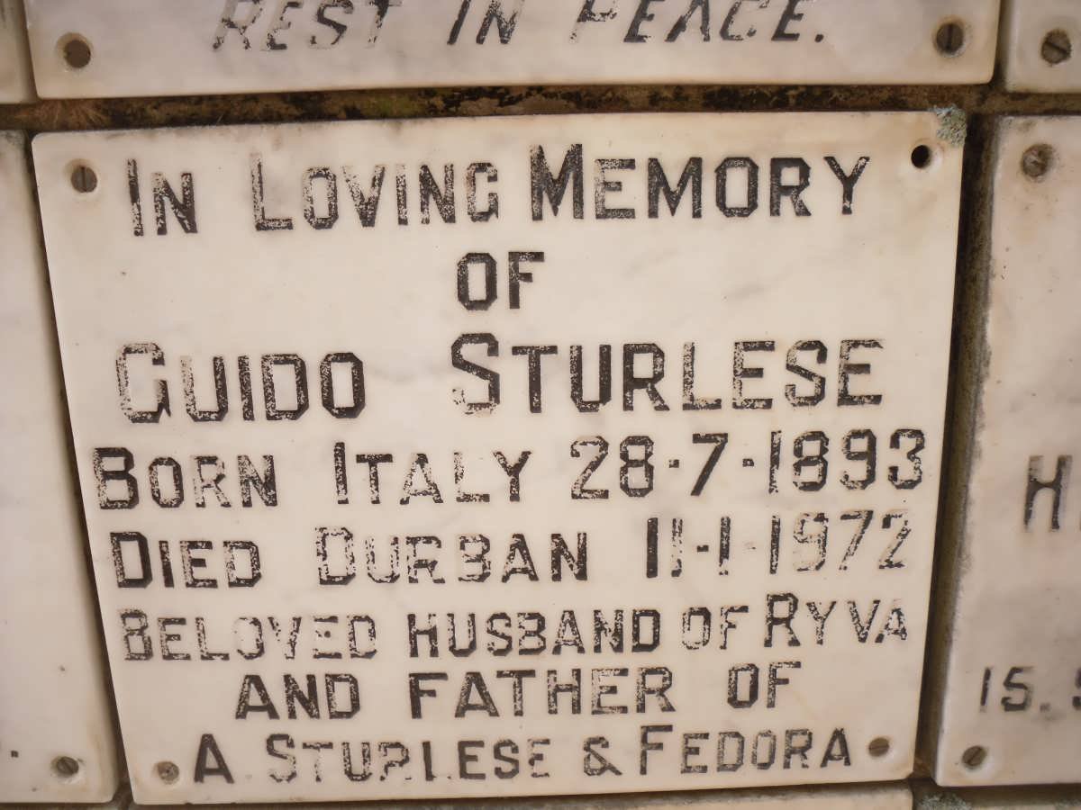 STURLESE Guido 1893-1972