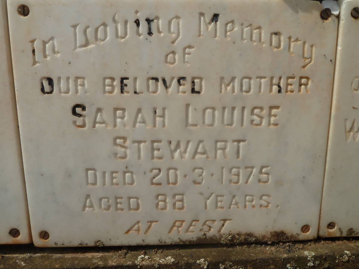 STEWART Sarah Louise -1975