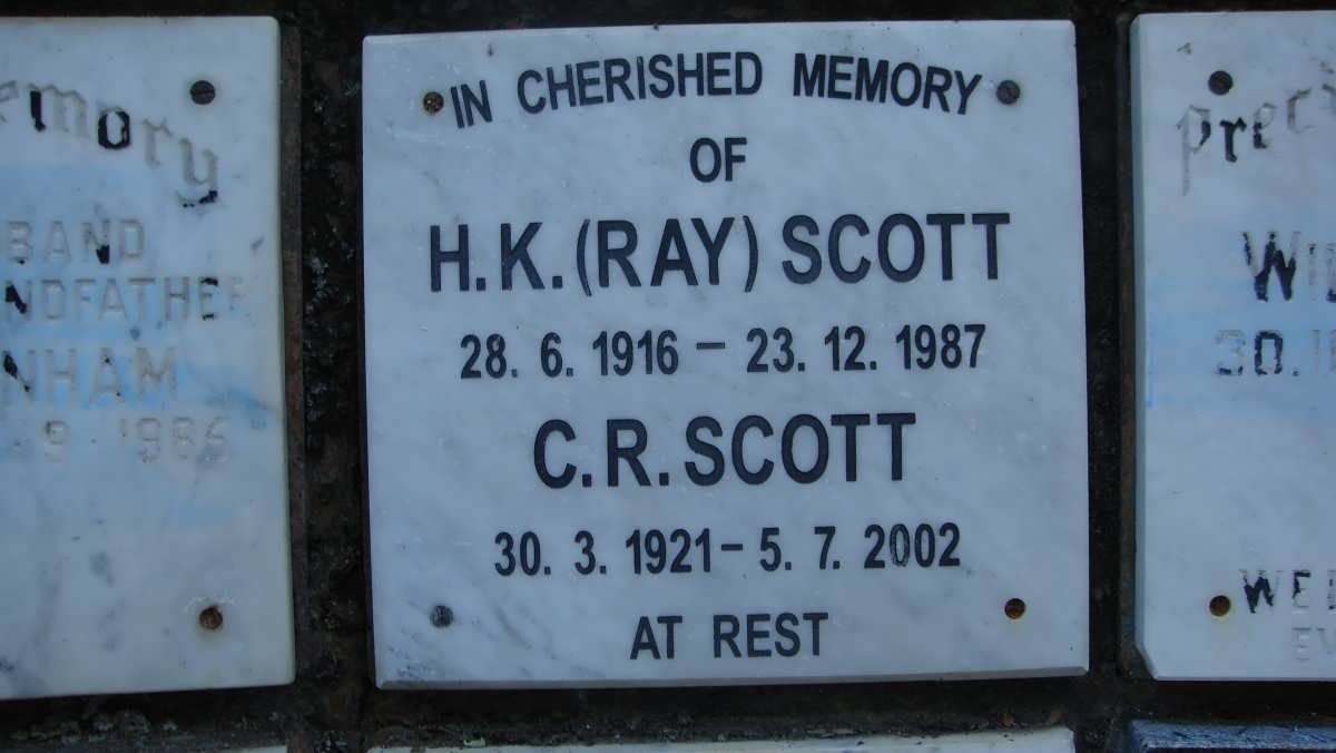 SCOTT H.K. 1916-1987 &amp; C.R. 1921-2002