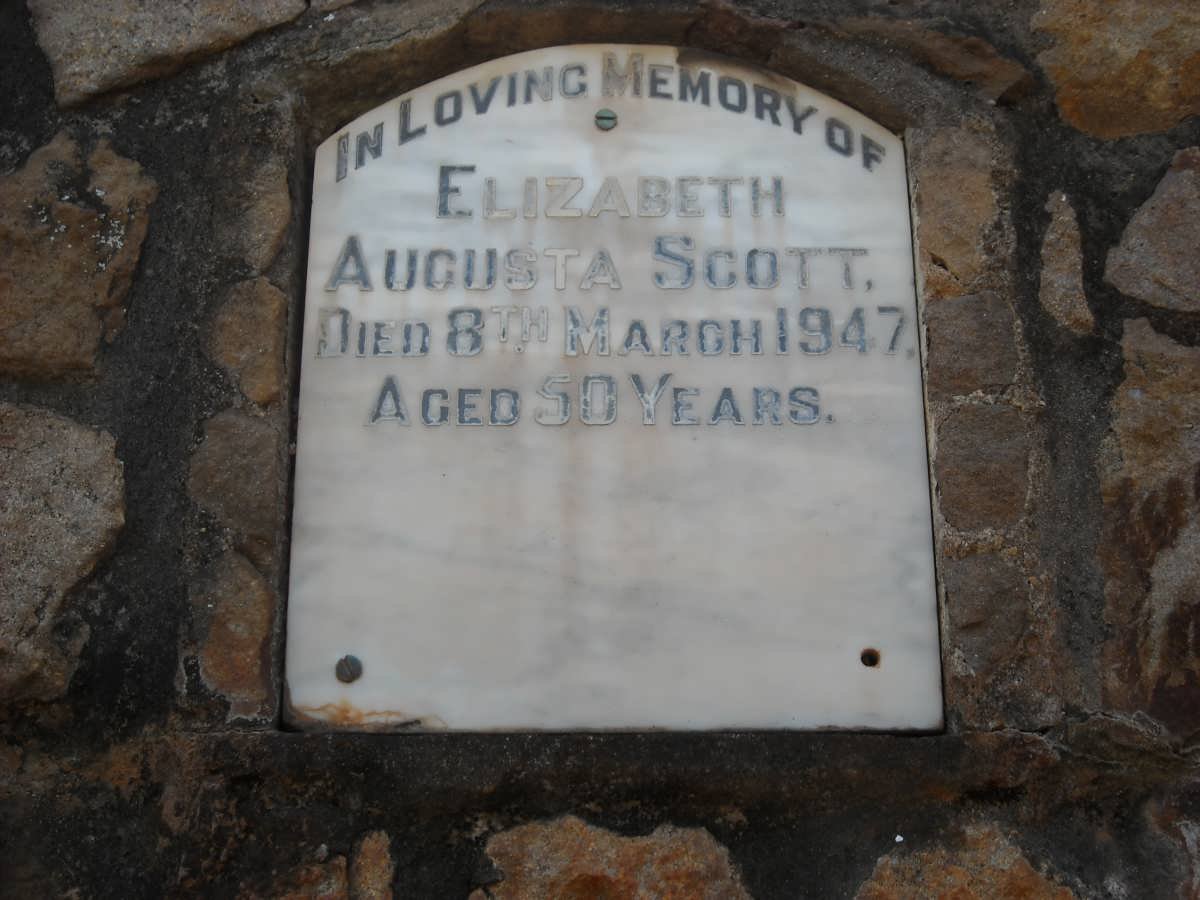 SCOTT Elizabeth Augusta -1947