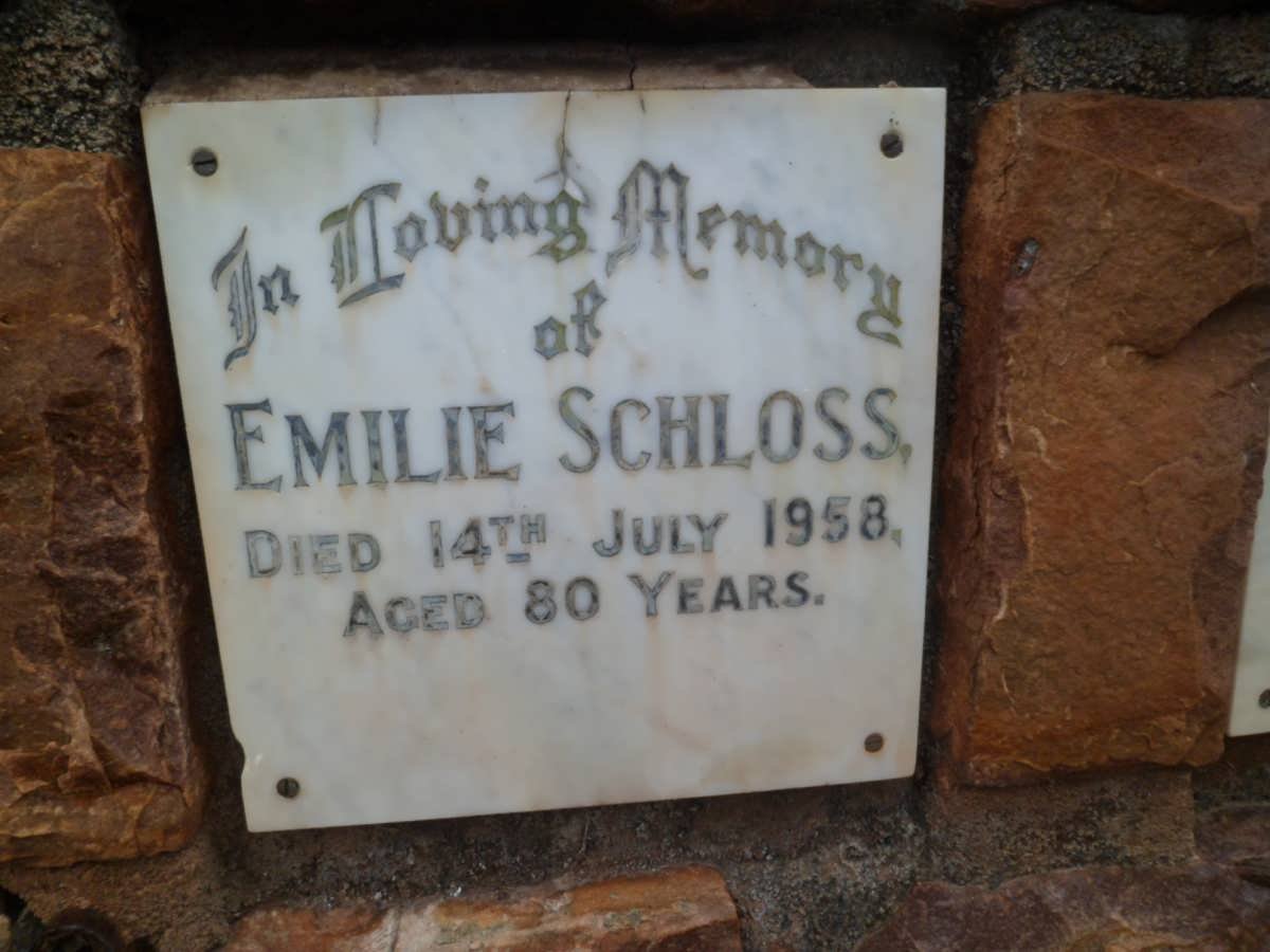 SCHLOSS Emilie -1958