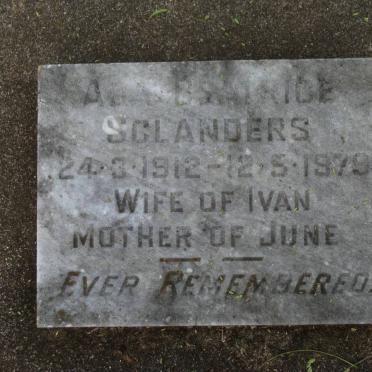 SCLANDERS Ada Beatrice 1912-1979