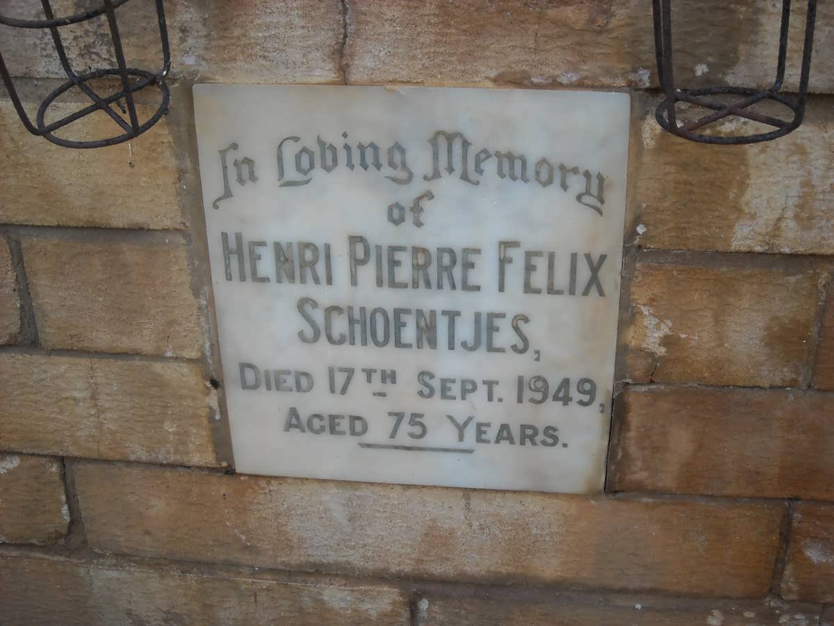 SCHOENTJES Henri Pierre Felix -1949