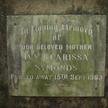 SYMONDS Ivy Clarissa -1963