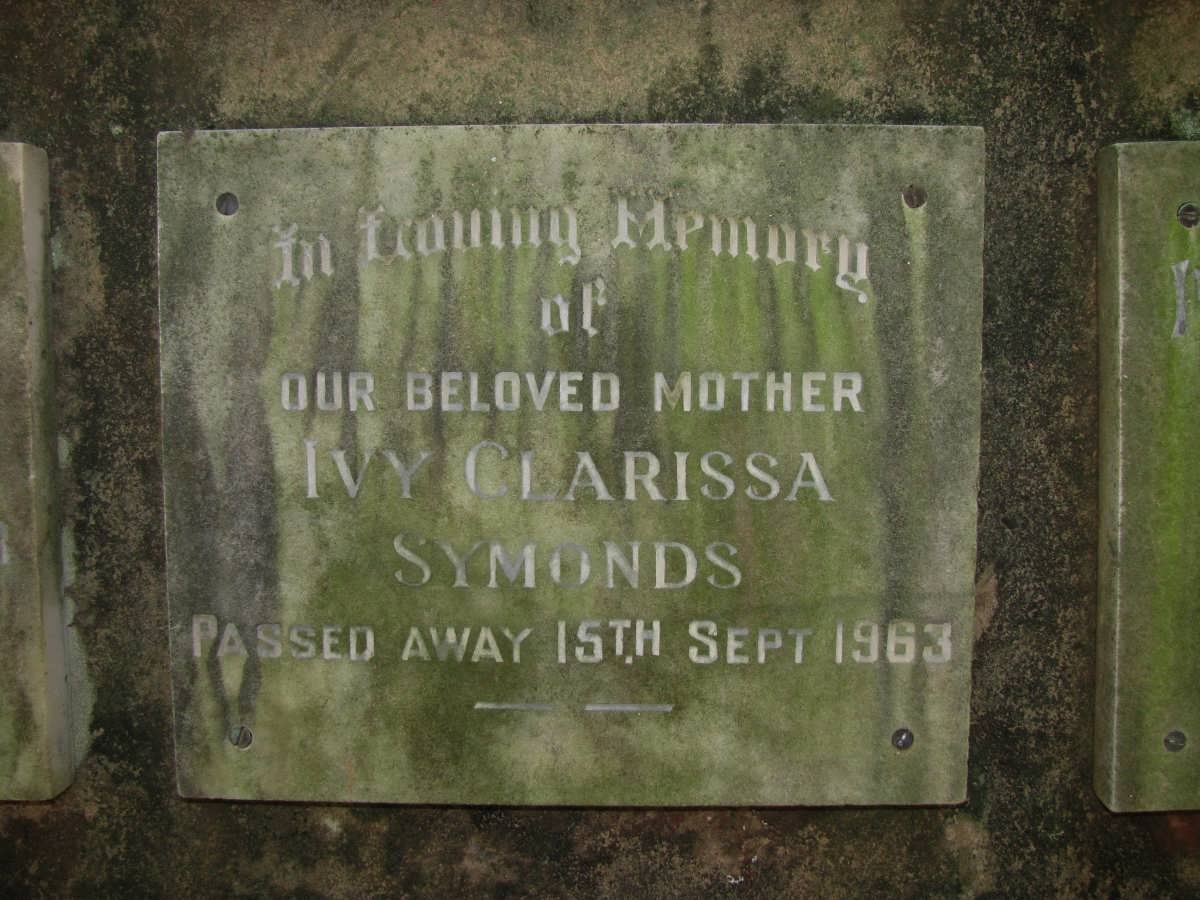 SYMONDS Ivy Clarissa -1963