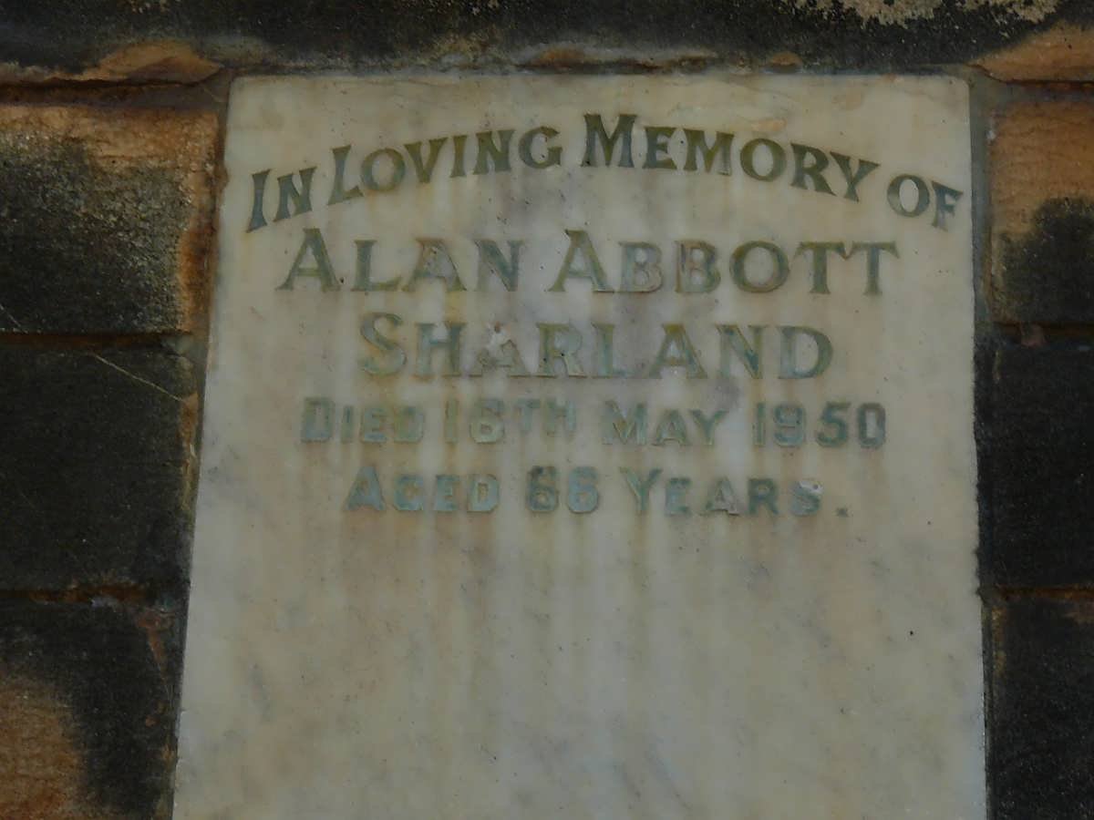 SHARLAND Alan Abbott -1950