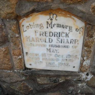 SHARP Fredrick Harold 1905-1952
