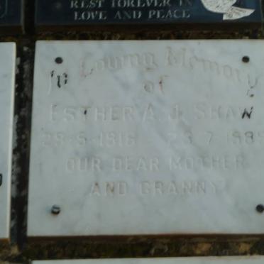 SHAW Esther A.J. 1918-1989