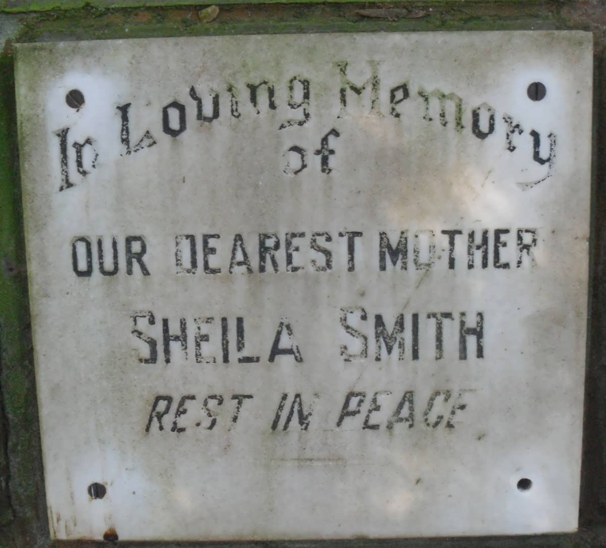 SMITH Sheila
