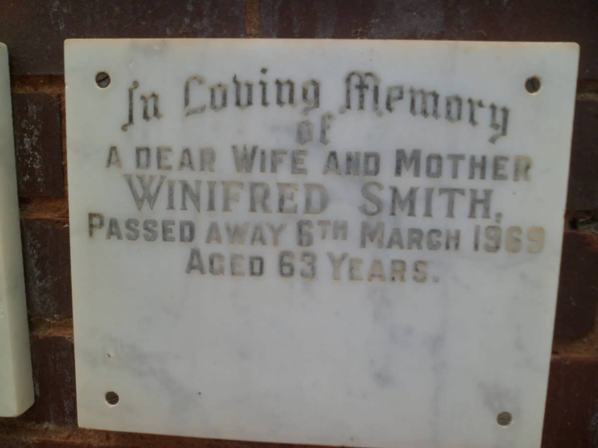 SMITH Winifred -1969