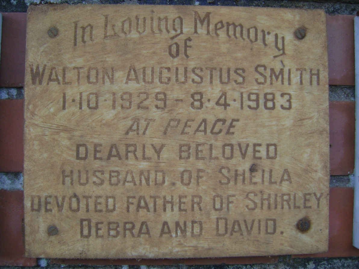 SMITH Walton Augustus 1929-1983