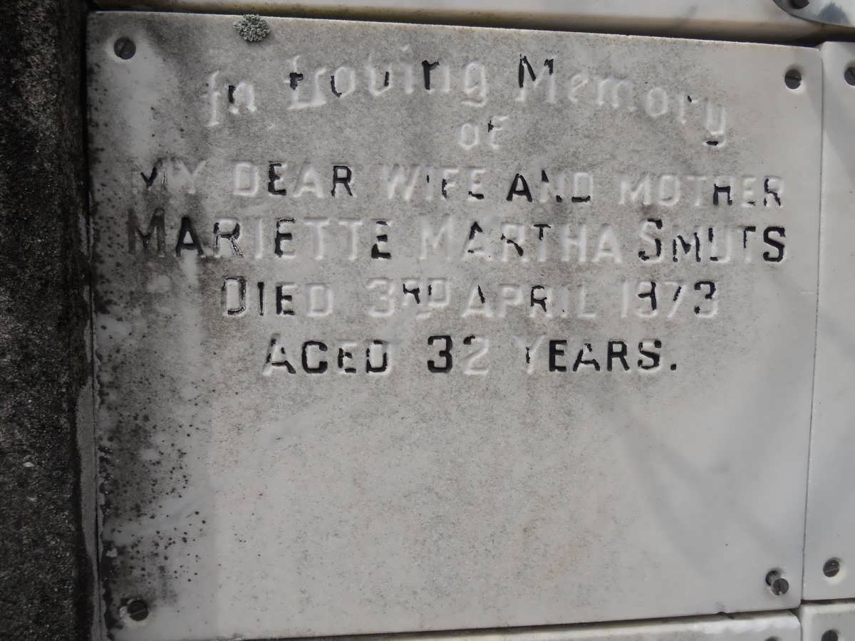SMUTS Mariette Martha -1973