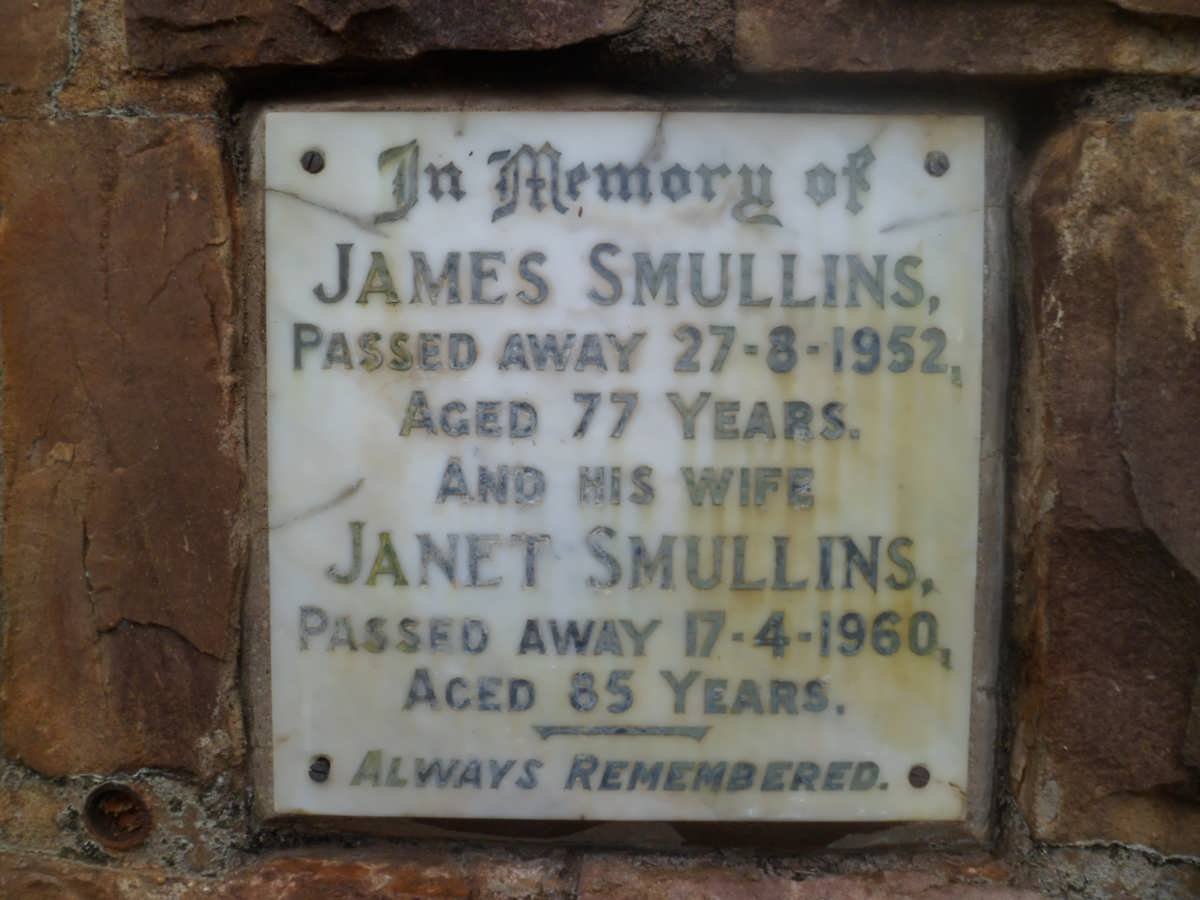 SMULLINS James -1952 &amp; Janet -1960