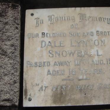SNOWBALL Dale Lynton -1967
