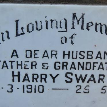 SWART Harry 1910-1988