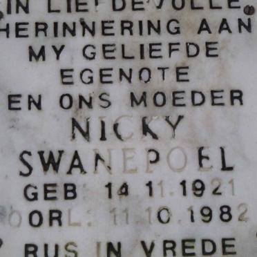 SWANEPOEL Nicky 1921-1982