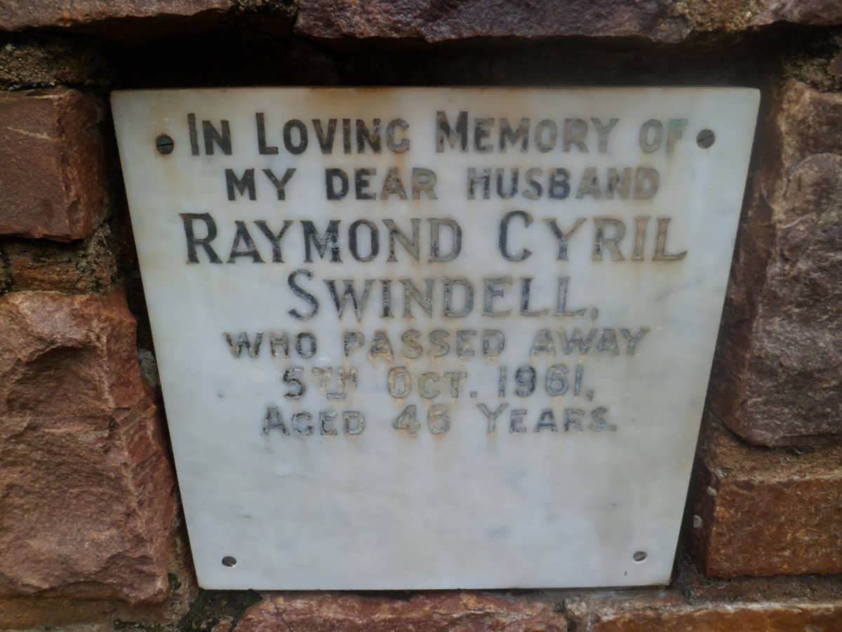SWINDELL Raymond Cyril -1961