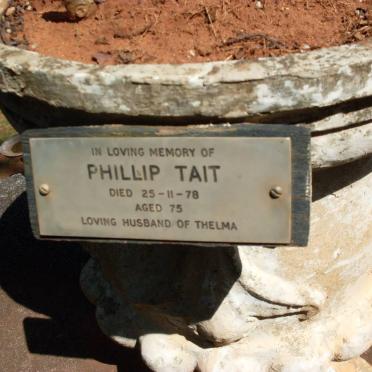 TAIT Phillip -1978