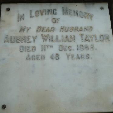 TAYLOR Aubrey William -1965